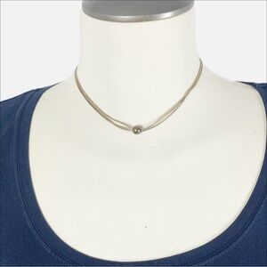 💫 Silpada Italian Sterling Silver Necklace (.925)– Sliding Bead, Modern Classic